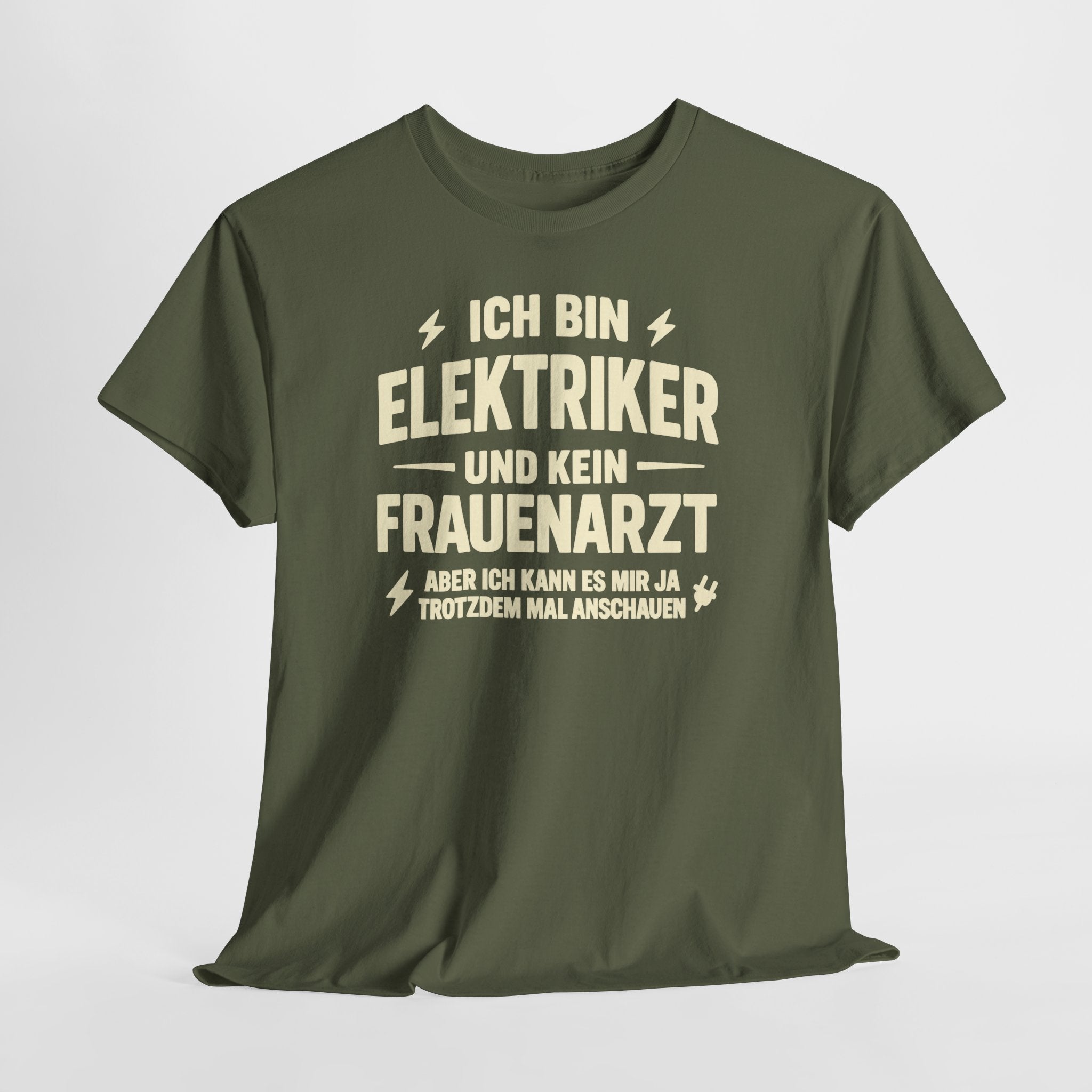 Copy of Elektriker T-Shirt Bin Elektriker und kein Frauenarzt Lustiges Witziges Shirt