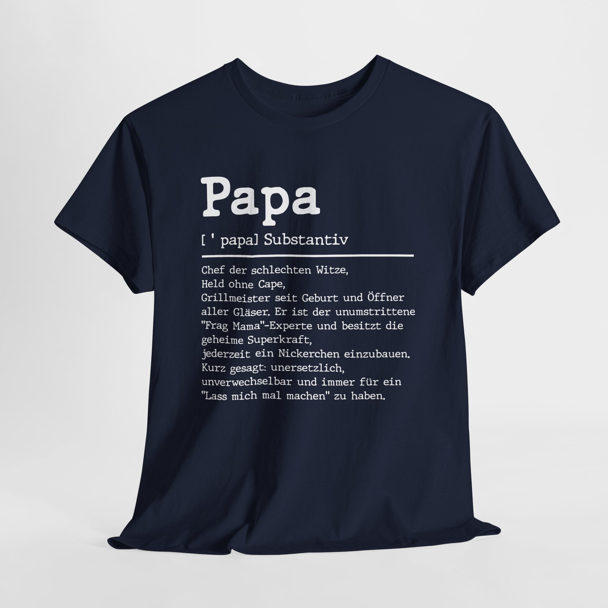 Lustiges Papa Shirt zum Vatertag – Witziges Geschenk für Väter, Grillmeister & Held des Alltags