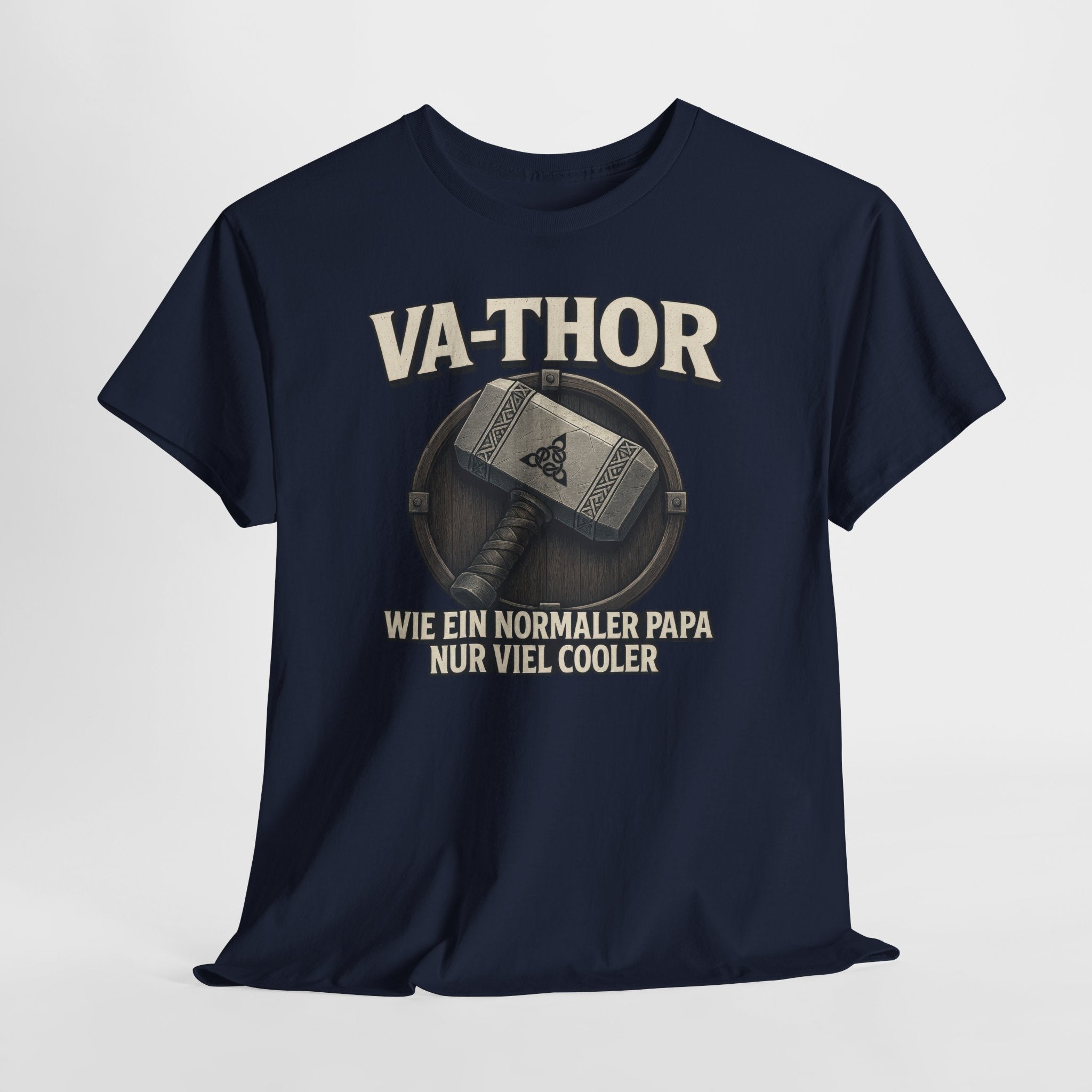 Papa Shirt VA-Thor Hammer - Wir Ein Normaler Papa Nur Cooler - Lustiges Geschenk T-Shirt