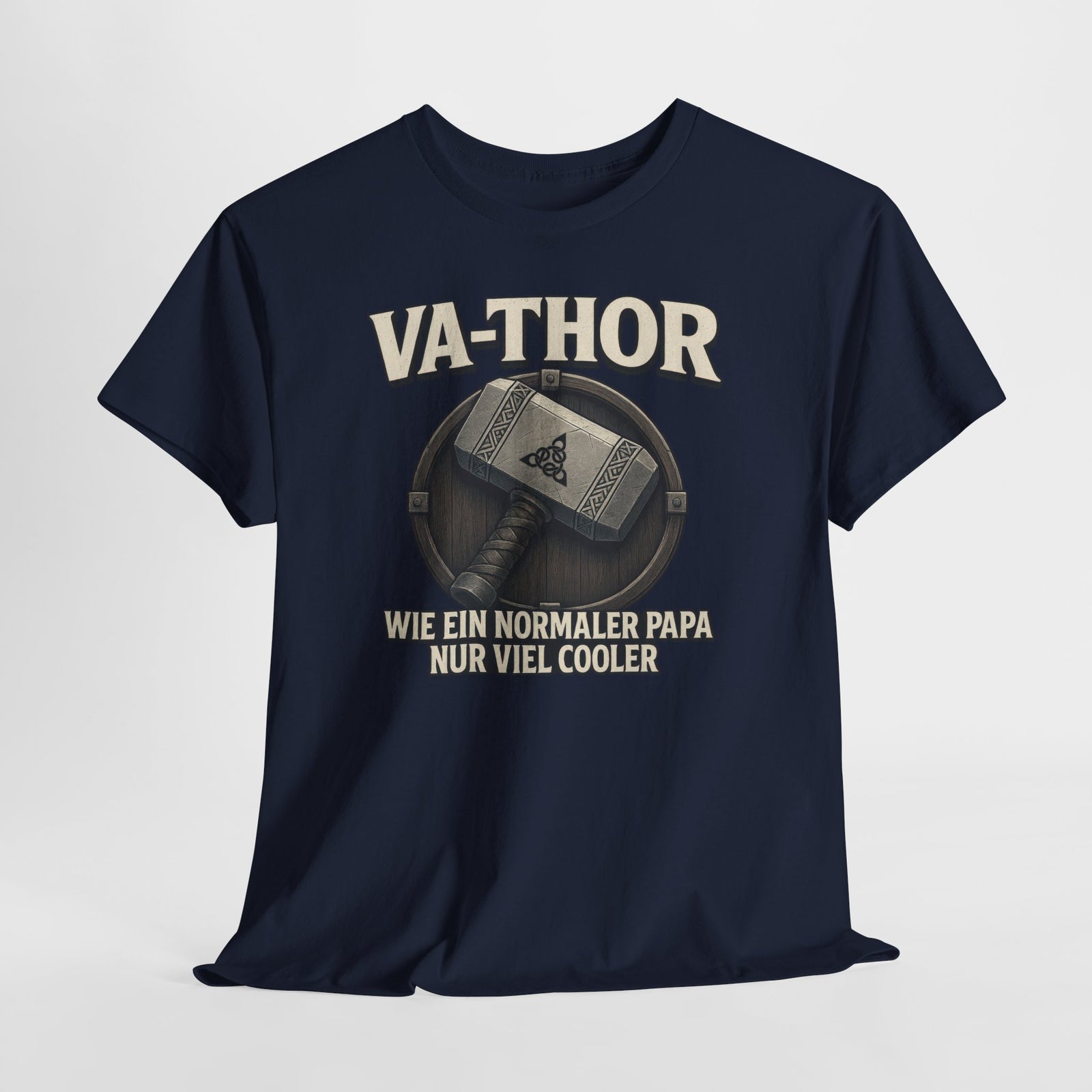 Papa Shirt VA-Thor Hammer - Wir Ein Normaler Papa Nur Cooler - Lustiges Geschenk T-Shirt