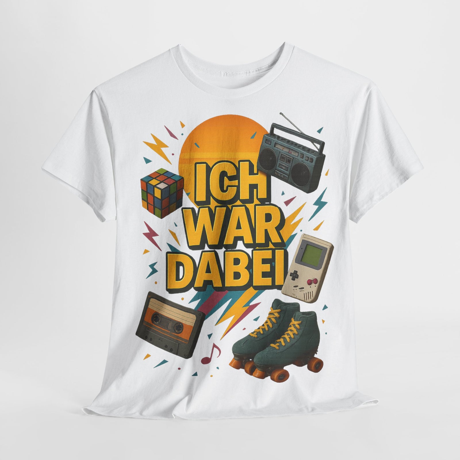 80er Shirt - ICH WAR DABEI - Lustig T-Shirt