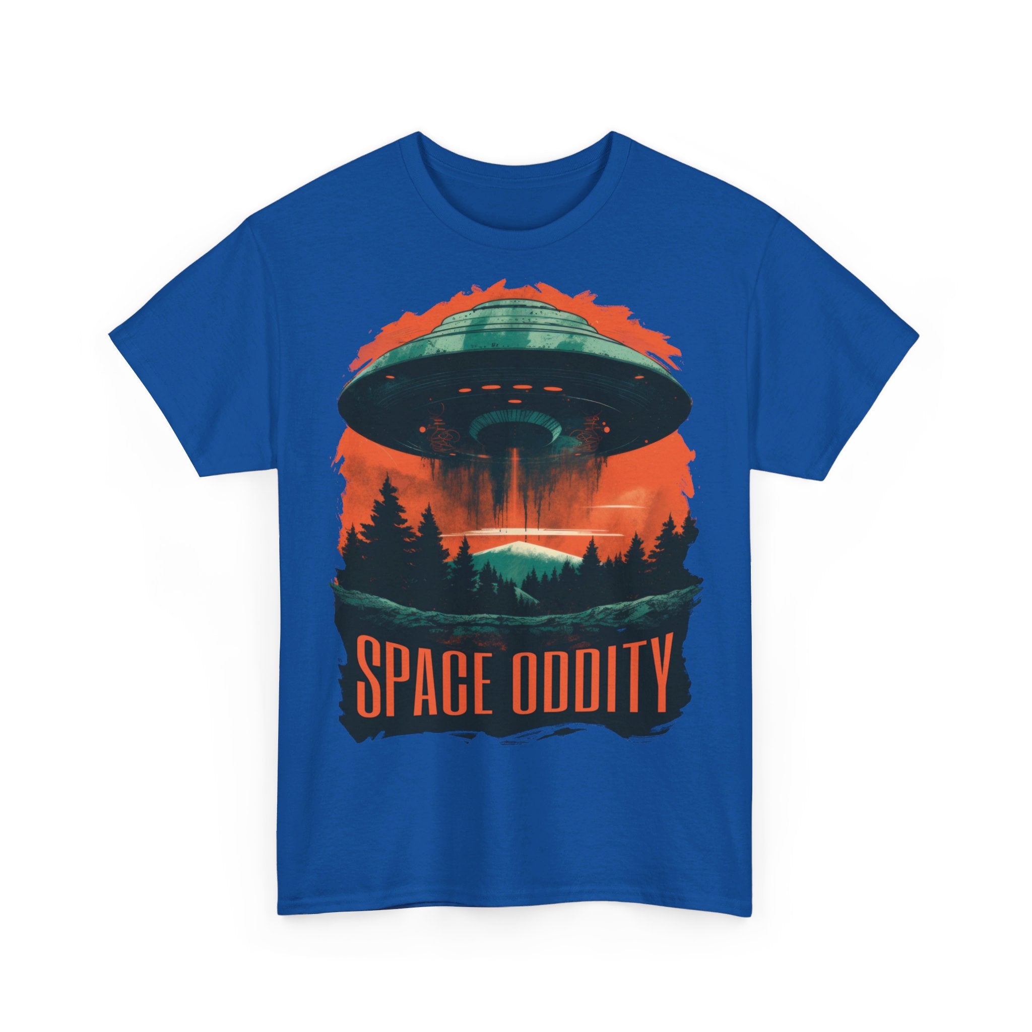 Alien Fliegende Untertasse  - Space Oddity - Lustiges T-Shirt