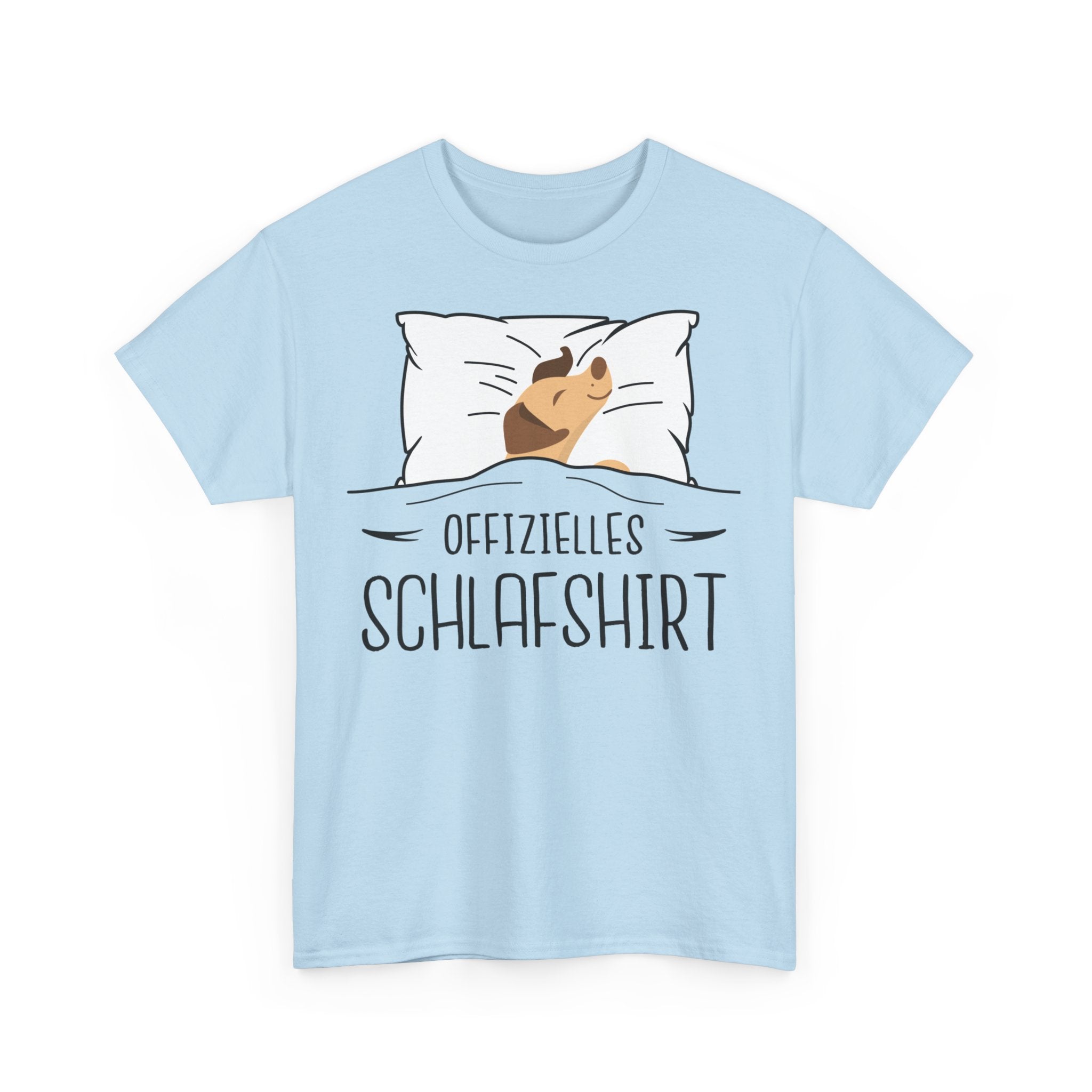 Hund im Bett Offizielles Schlafshirt Lustiges T-Shirt
