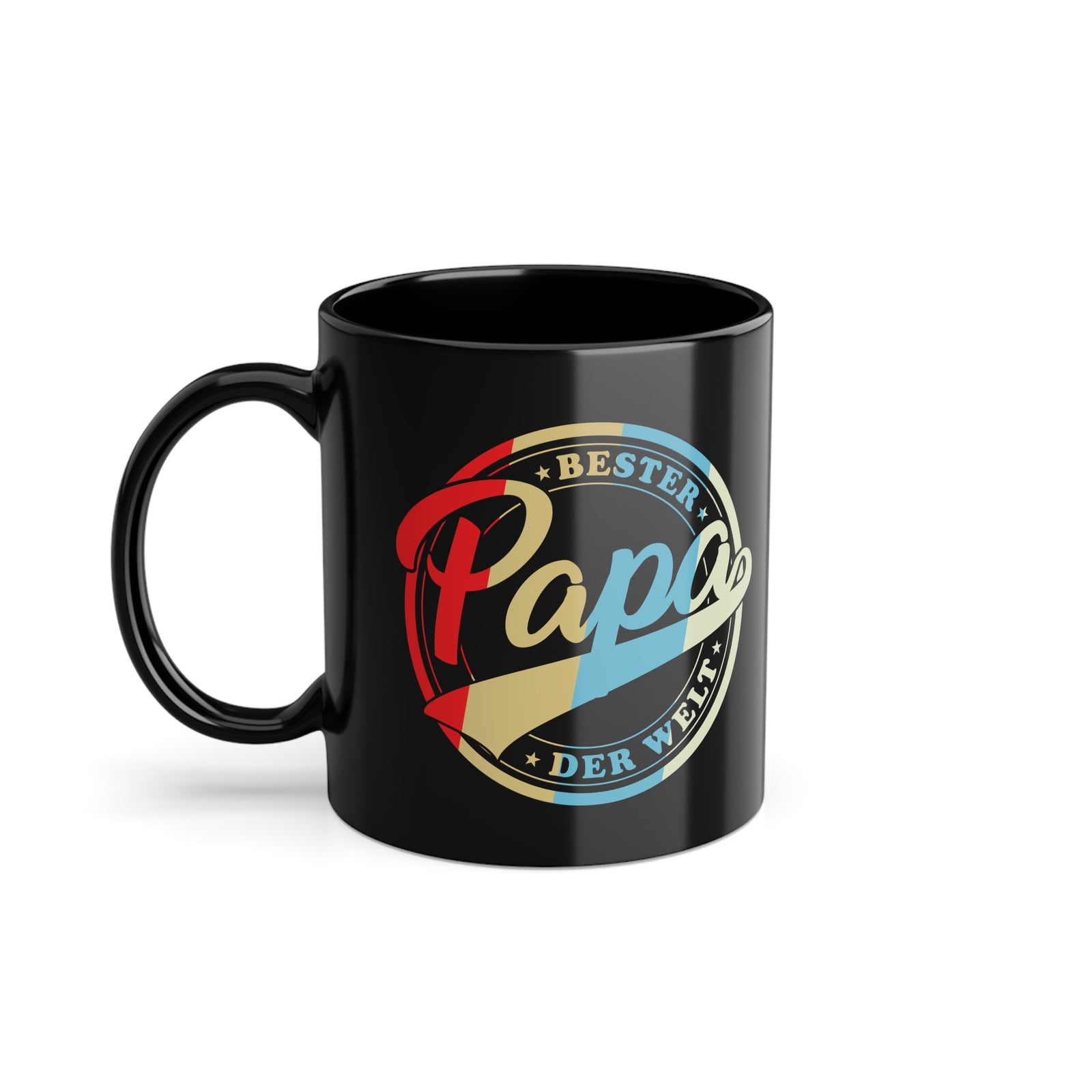 Vatertag Bester Papa der Welt - Retro Style - Lustige Vatertag Geschenk Kaffee Tasse