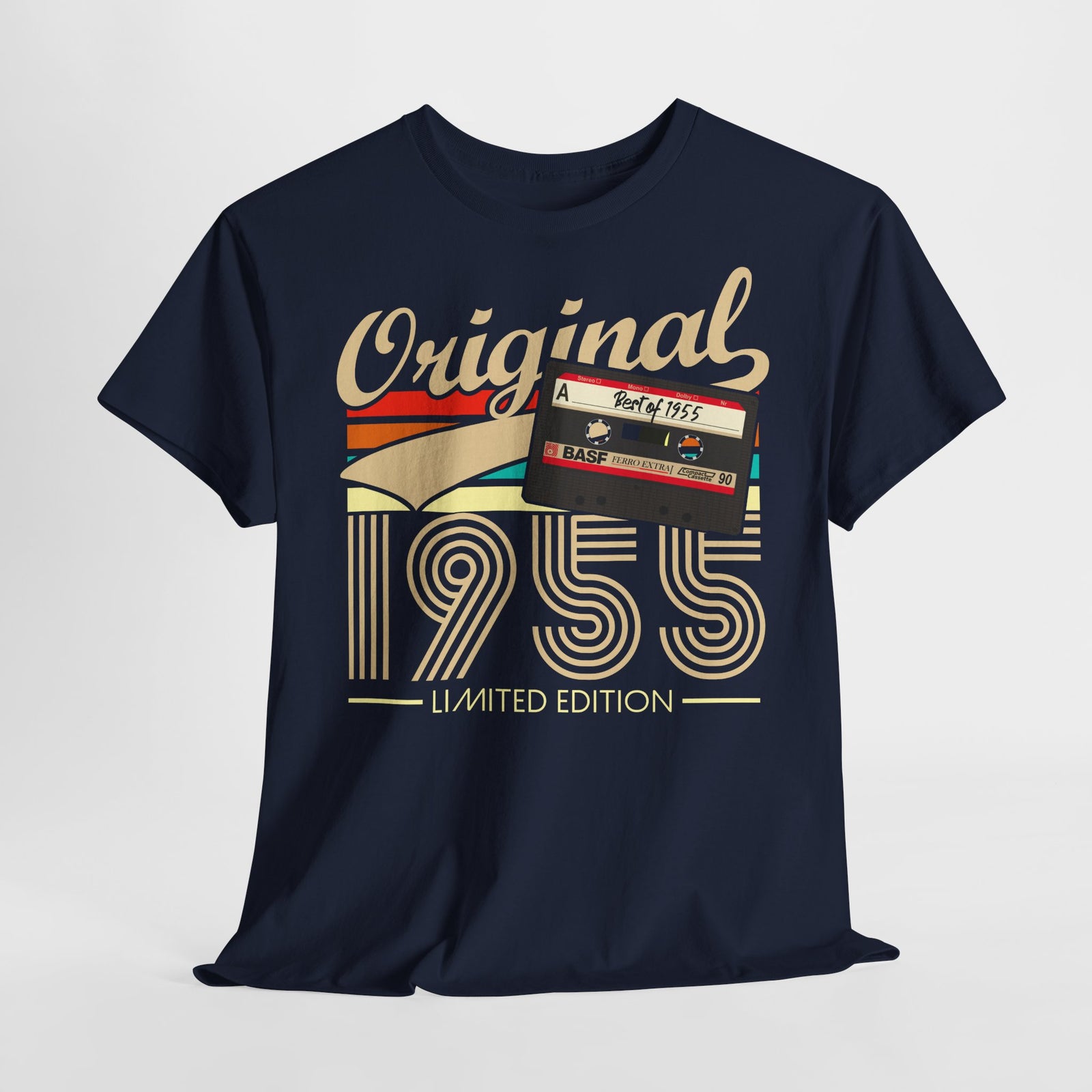 70. Geburtstag Original 1955 Limited Edition Retro Kassette Geschenk T-Shirt