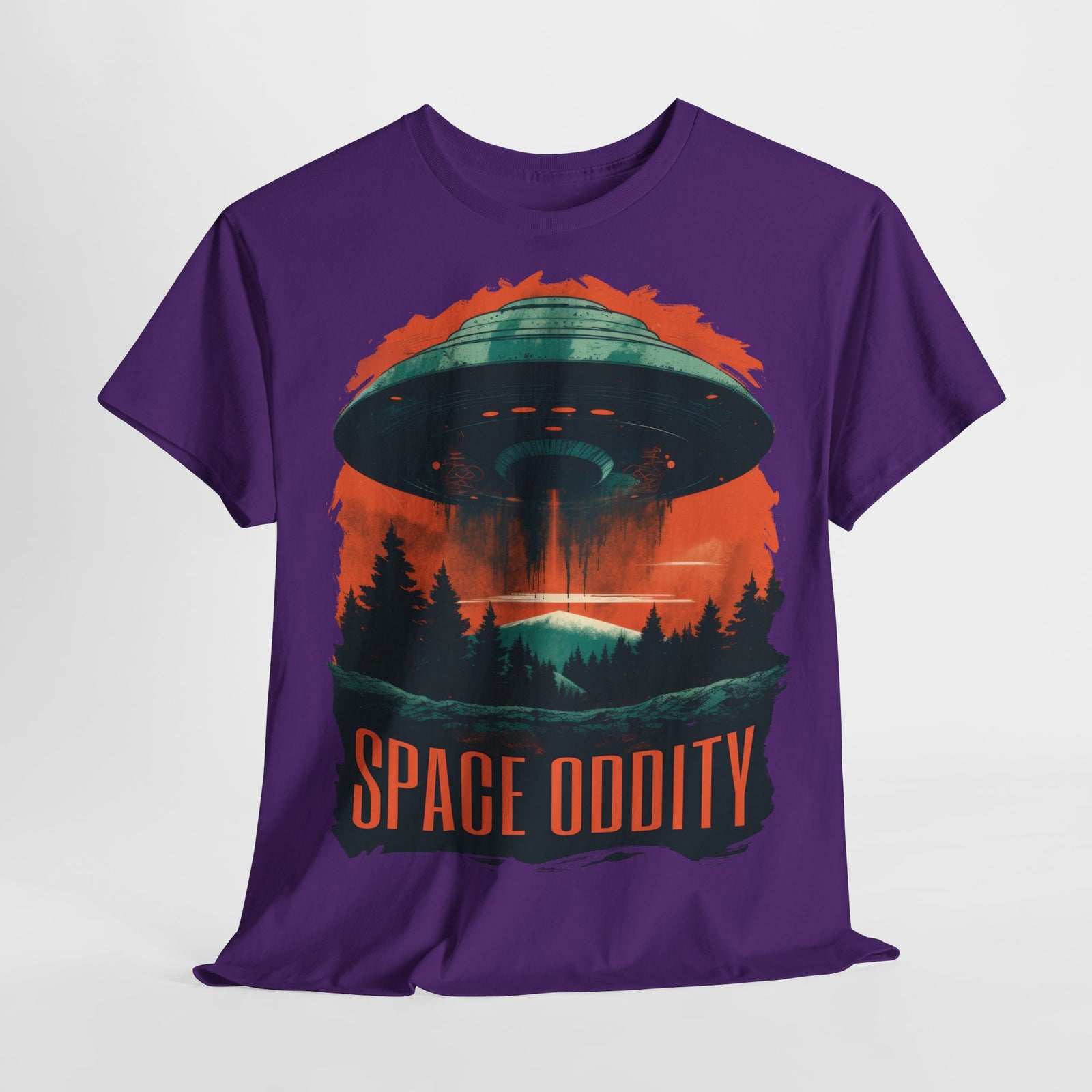 Alien Fliegende Untertasse  - Space Oddity - Lustiges T-Shirt