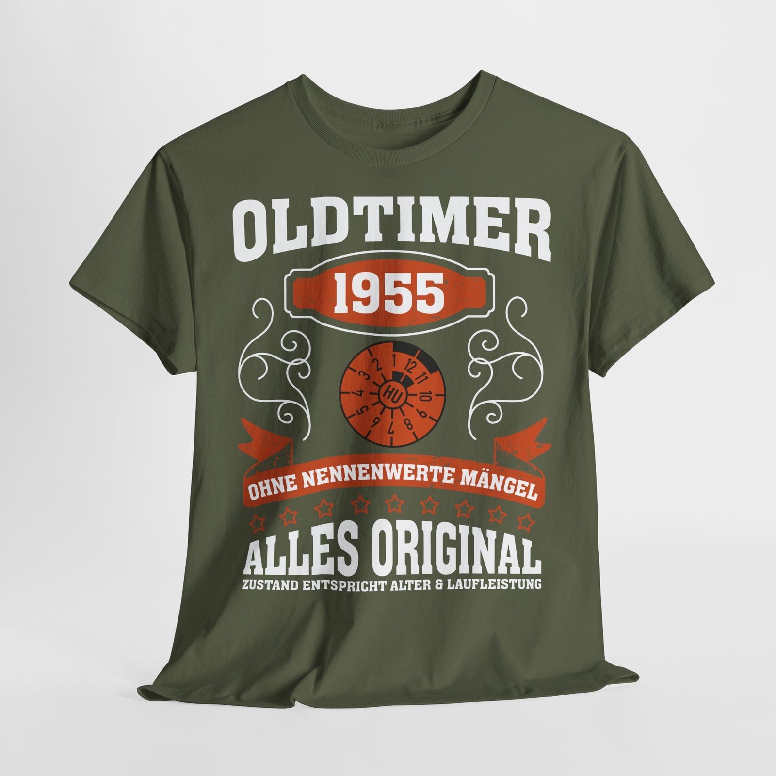 70. Geburtstag Oldtimer 1955 Zustand entspricht Alter und Laufleistung TÜV Lustiges Mechaniker Geschenk T-Shirt