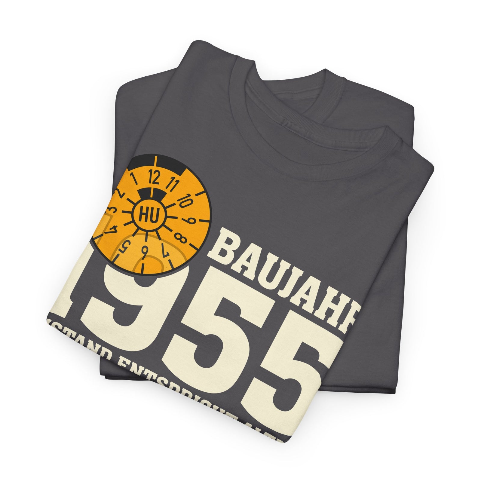 70. Geburtstag TÜV Plakette Baujahr 1955 Zustand entspricht Alter und Laufleistung Lustiges Geschenk T-Shirt