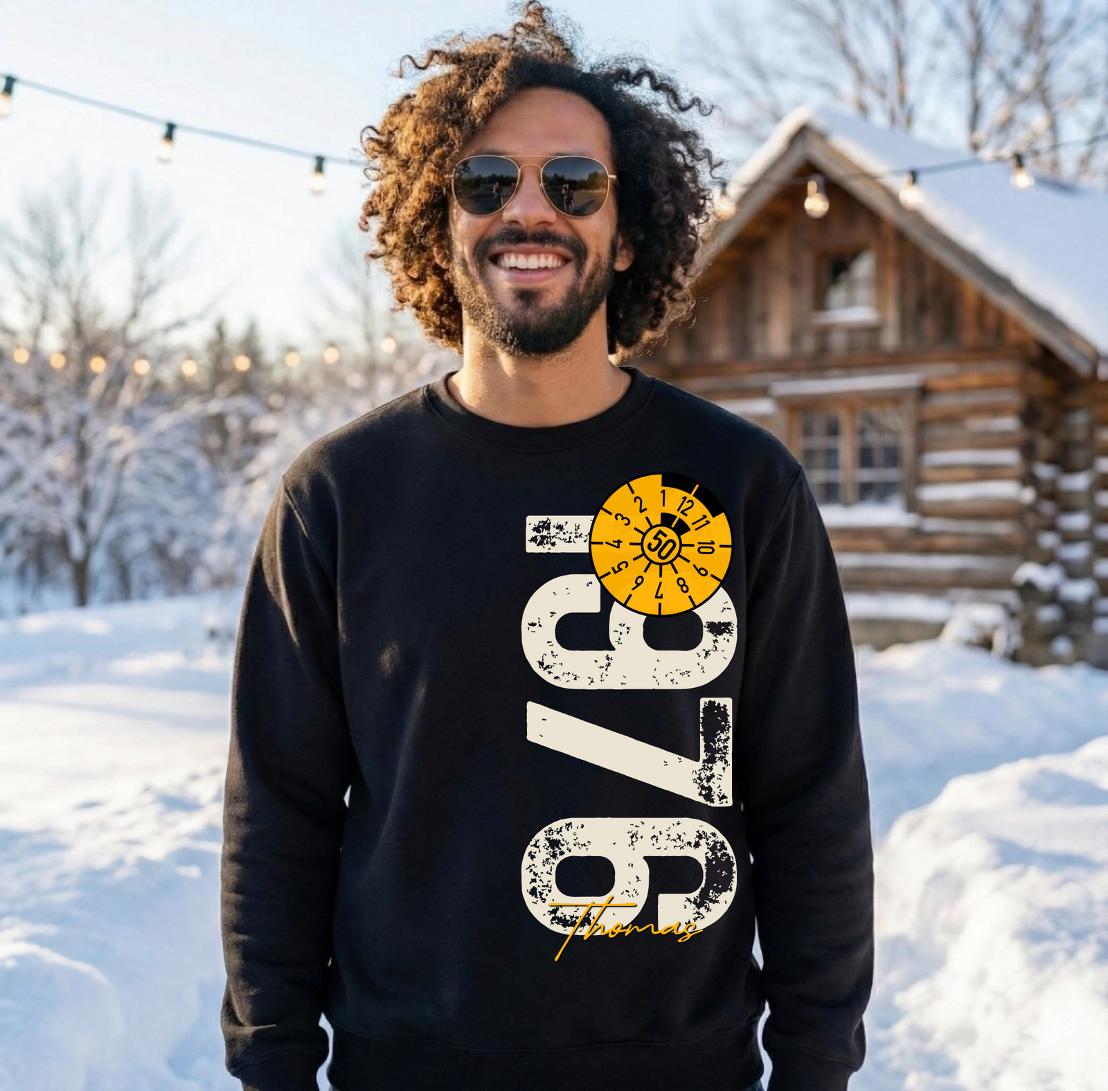 50. Geburtstag Personalisierbar 1976 Zustand entspricht Alter und Laufleistung TÜV Lustiges Mechaniker Geschenk T-Shirt oder Sweatshirt