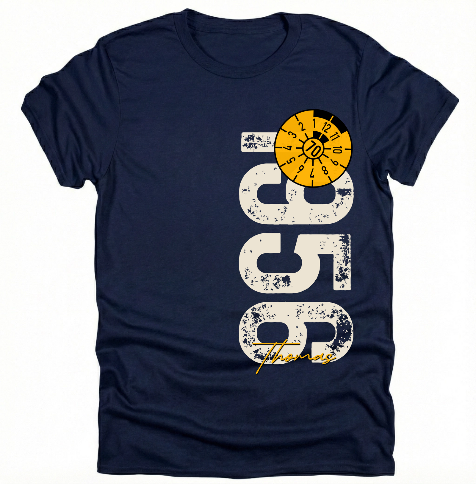 70. Geburtstag Personalisierbar 1956 Zustand entspricht Alter und Laufleistung TÜV Lustiges Mechaniker Geschenk T-Shirt oder Sweatshirt
