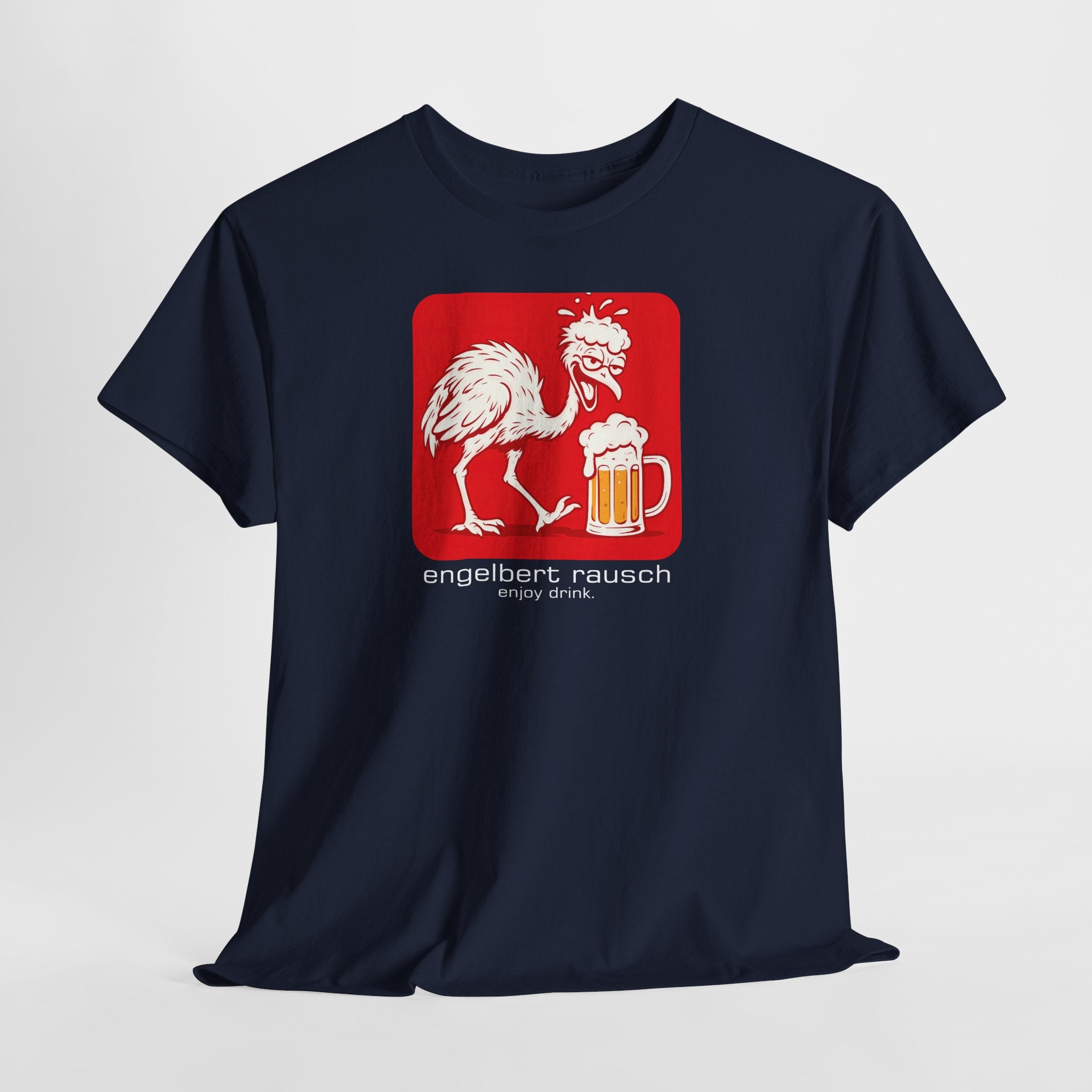 Engelbert Rausch Humor Shirt – Lustiges Bier T-Shirt, Parodie Geschenkidee