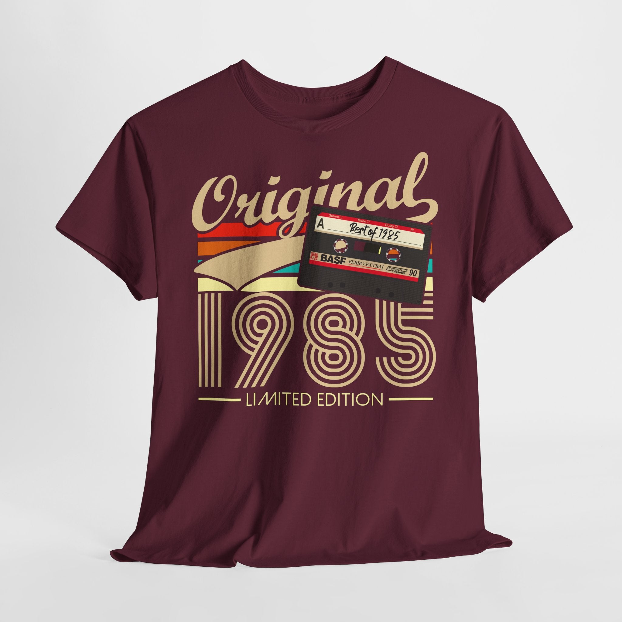 40. Geburtstag Original 1985 Limited Edition Retro Kassette Geschenk T-Shirt