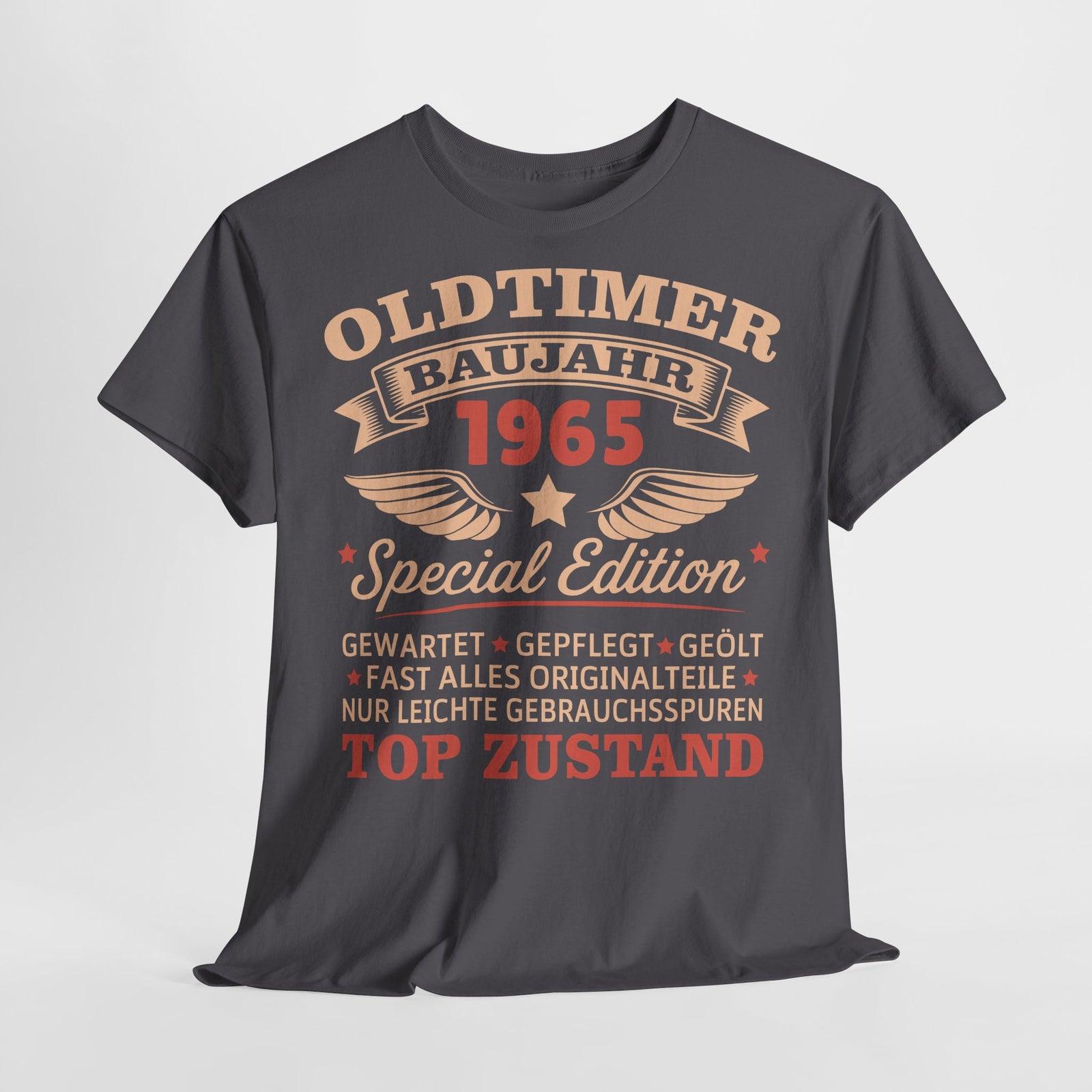 60. Geburtstag Mann Frau 60 Jahre Baujahr 1965 - Oldtimer Lustig Geschenk T-Shirt