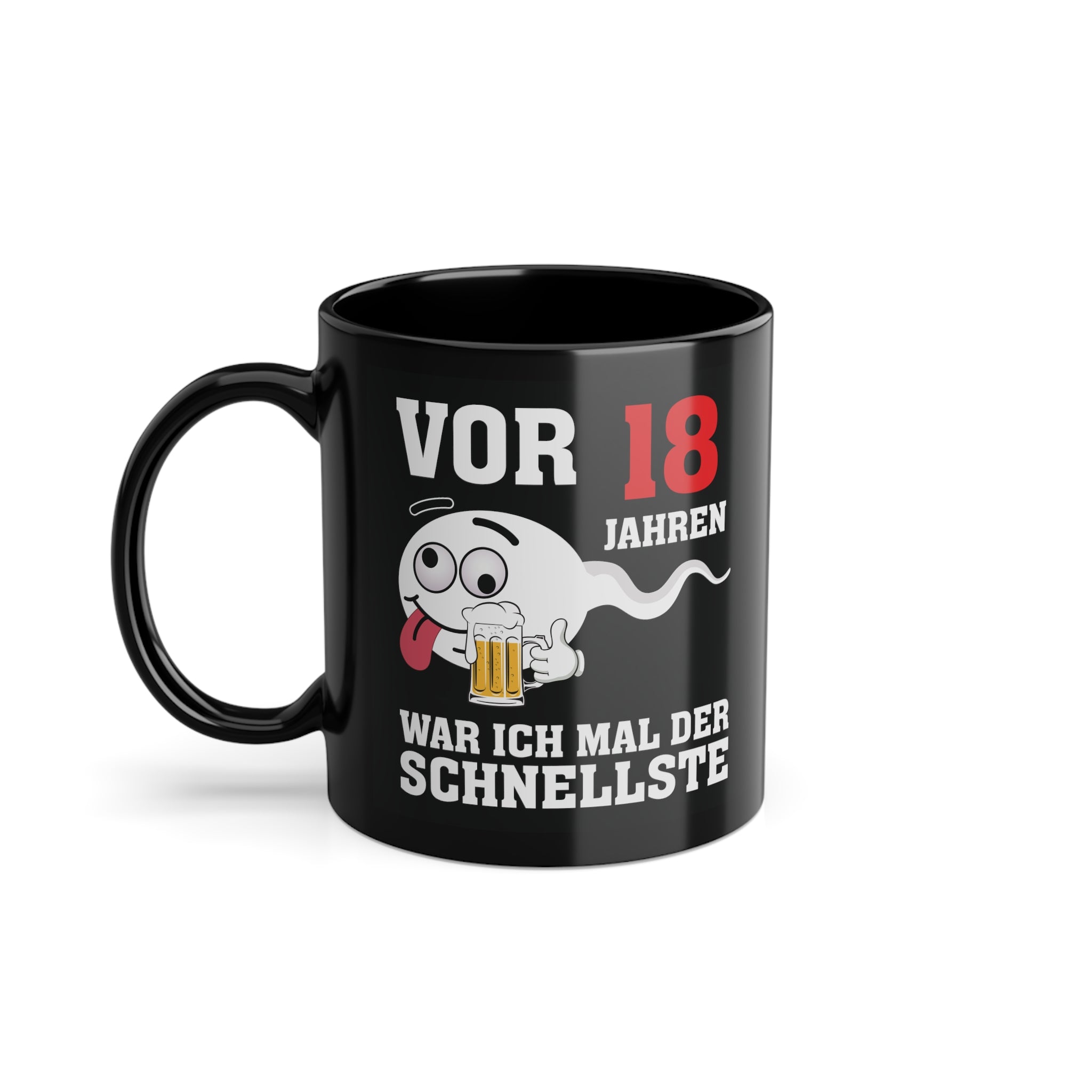 18. Geburtstag - Vor 18 Jahren war ich mal der schnellste - Geschenk Kaffee Tasse