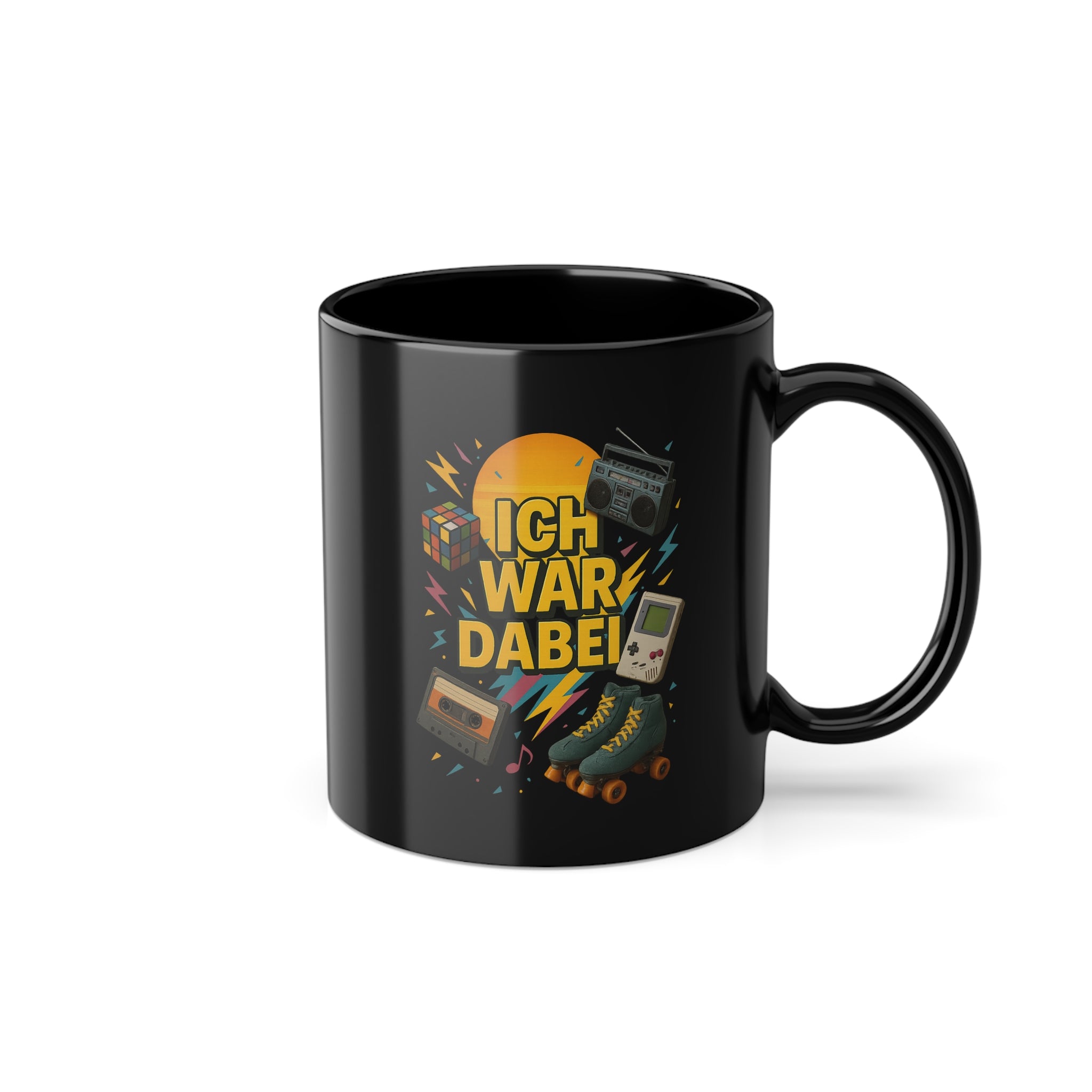 80er 90er Jahre Party Ich war dabei - Lustige Kaffee Tasse