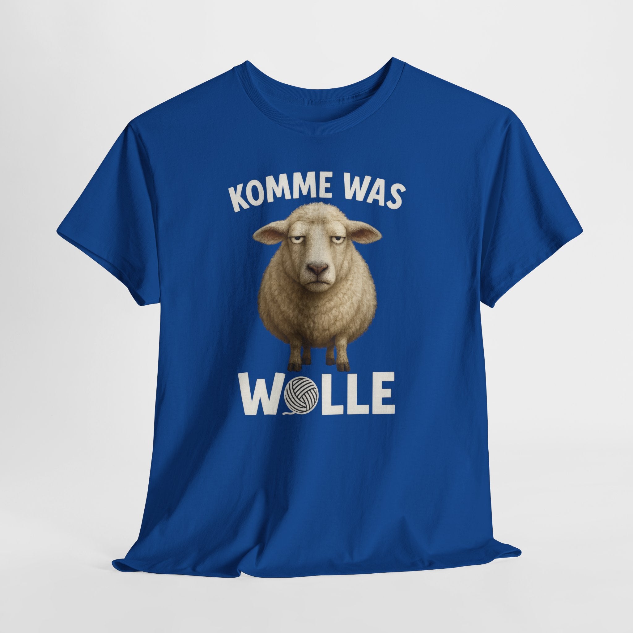 Schaf Schäfer Schafhirte Komme was Wolle Lustiges Witziges T-Shirt