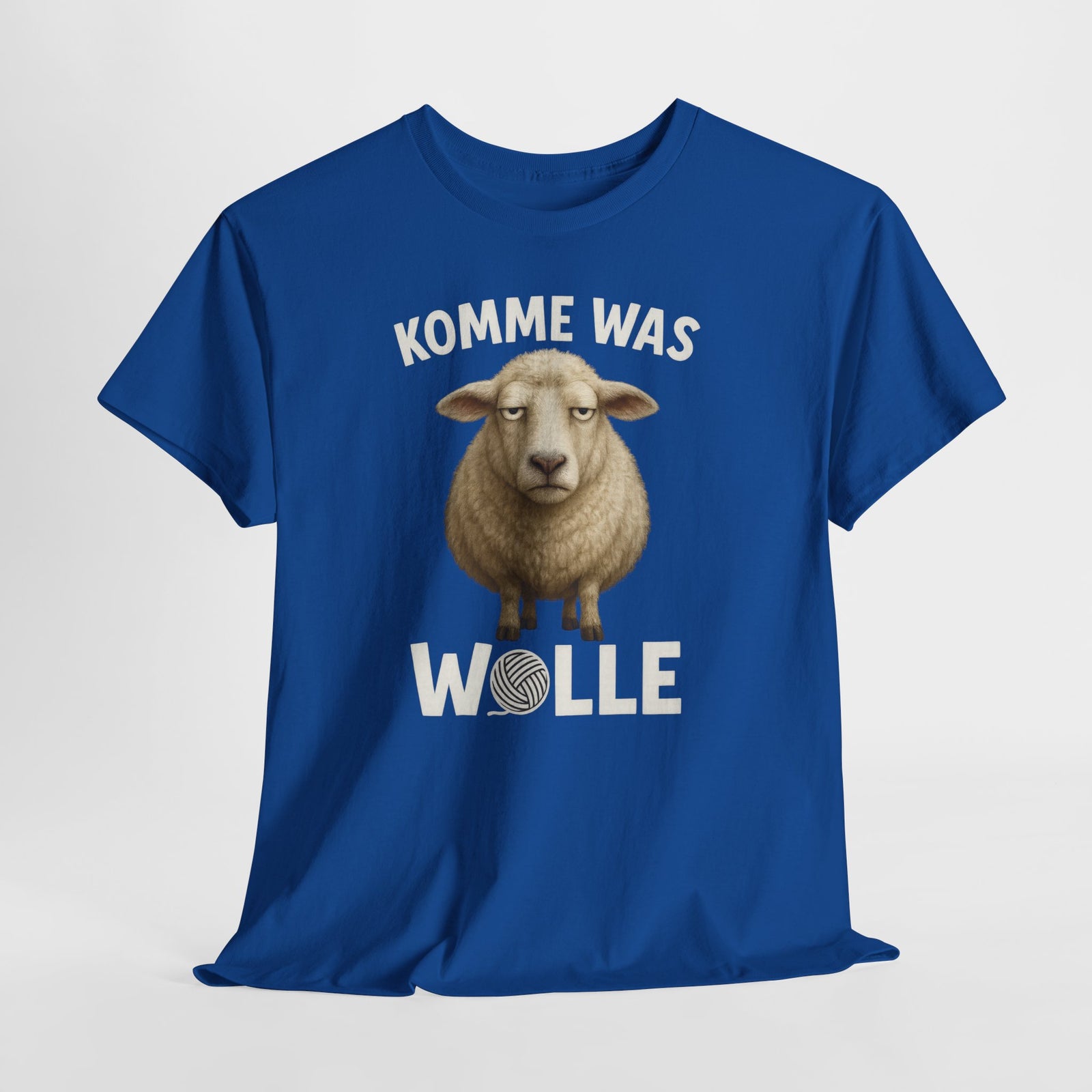 Schaf Schäfer Schafhirte Komme was Wolle Lustiges Witziges T-Shirt
