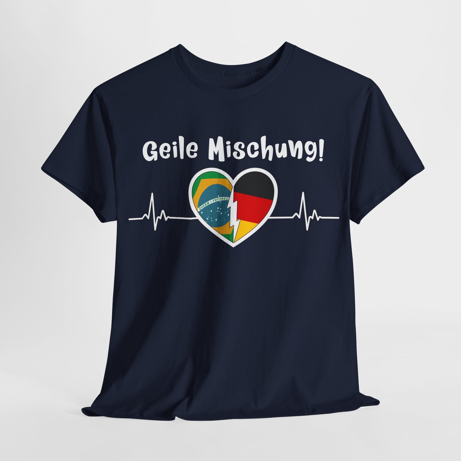 Deutsche Flagge - Brasilianische Flagge - Geile Mischung Unisex T-Shirt