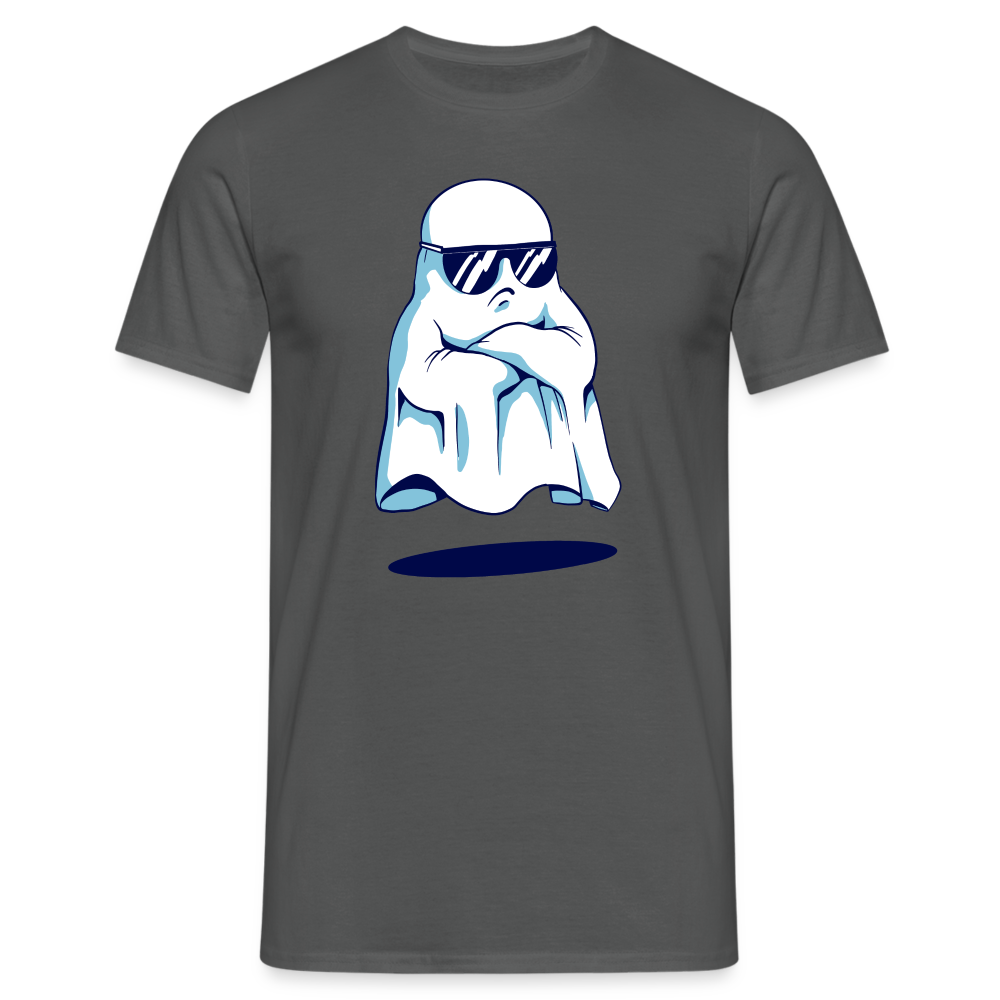 Halloween Geist  mit Sonnenbrille - Lustiges Halloween T-Shirt - Anthrazit