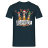 Weihnachten Witziges Rentier Bier Reinbeer Lustiges Weihnachts T-Shirt - Navy