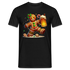 Lebkuchen Gingerbread mit Bier Lustiges Weihnachts T-Shirt - Schwarz