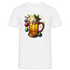 Weihnachten Bier mit Adventskugeln Lustiges Weihnachts T-Shirt - Weiß