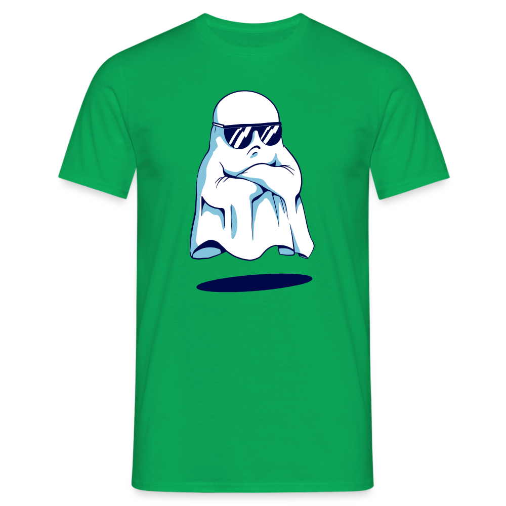 Halloween Geist  mit Sonnenbrille - Lustiges Halloween T-Shirt - Kelly Green