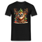 Weihnachten Süßes Rentier mit Weihnachtsbaum Lustiges Weihnachts T-Shirt - Schwarz