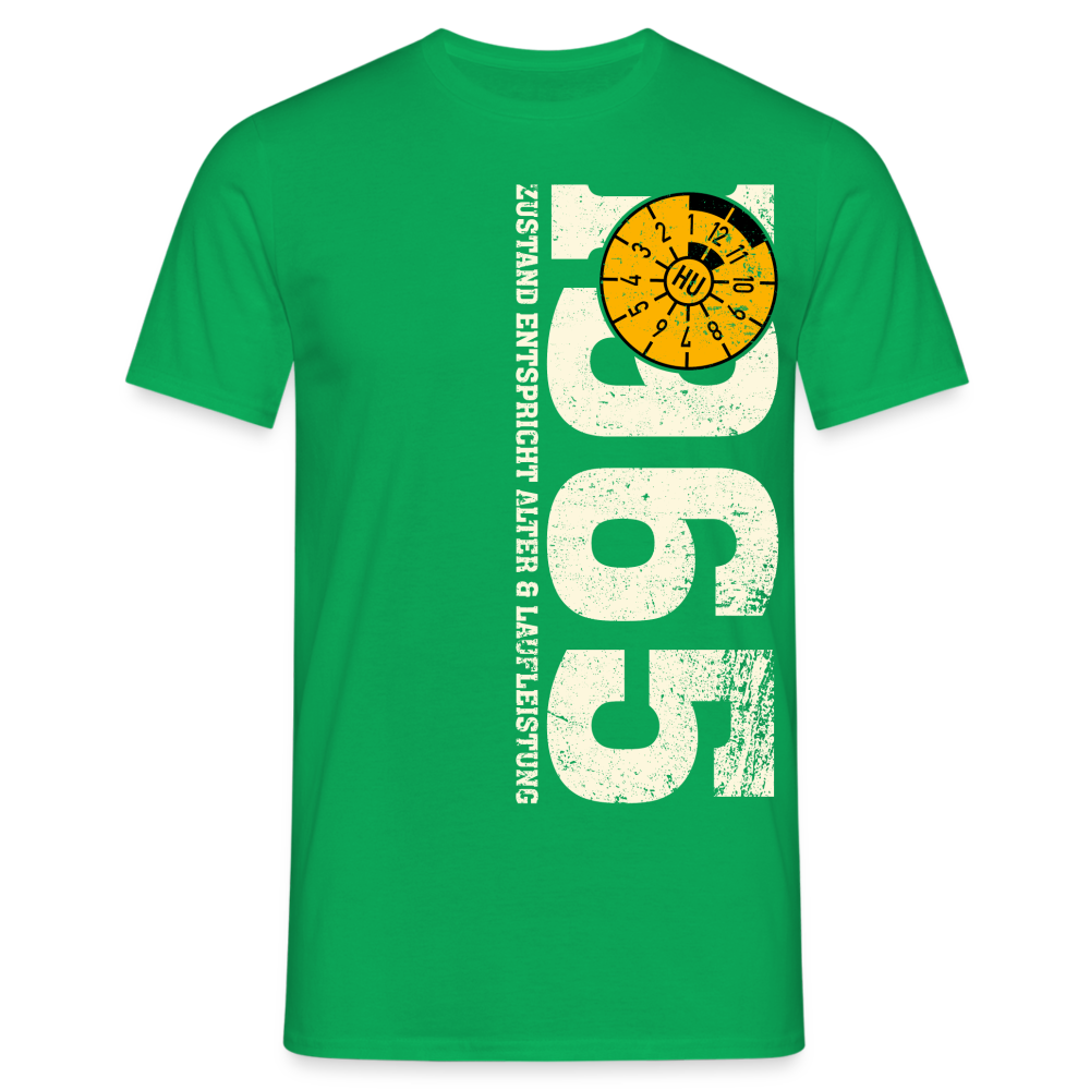 Geburtstag Jahrgang 1965 Zustand TÜV Lustiges Mechaniker Geschenk T-Shirt - Kelly Green