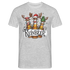 Weihnachten Witziges Rentier Bier Reinbeer Lustiges Weihnachts T-Shirt - Grau meliert