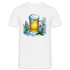 Bier Lustiges Weihnachts T-Shirt - Weiß