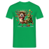 Weihnachten Witziges Rentier mit Weihnachtsbaum Lichterkette Lustiges Weihnachts T-Shirt - Kelly Green