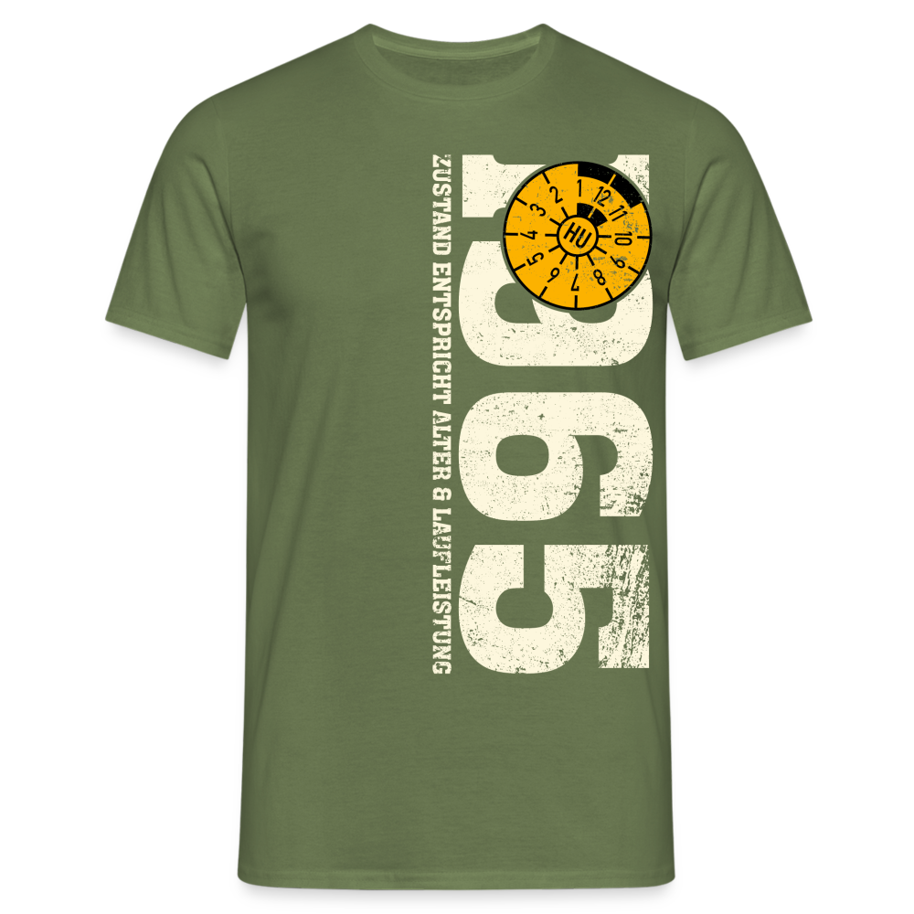 Geburtstag Jahrgang 1965 Zustand TÜV Lustiges Mechaniker Geschenk T-Shirt - Militärgrün