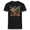 Weihnachten Süßes Rentier mit Weihnachtsbaum Lustiges Weihnachts T-Shirt - Schwarz