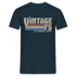 50. Geburtstag Jahrgang 1975 Vintage 75 Original Parts Retro Geschenk T-Shirt - Navy