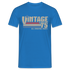 50. Geburtstag Jahrgang 1975 Vintage 75 Original Parts Retro Geschenk T-Shirt - Royalblau