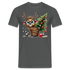 Weihnachten Süßes Rentier mit Weihnachtsbaum Lustiges Weihnachts T-Shirt - Anthrazit