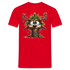 Weihnachten Witziges Rentier mit Weihnachtsbaum Lustiges Weihnachts T-Shirt - Rot