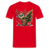 Weihnachten Süßes Rentier mit Weihnachtsbaum Lustiges Weihnachts T-Shirt - Rot