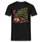 Weihnachten Lustiges Rentier Liegt unter Weihnachtsbaum Lustiges Weihnachts T-Shirt - Schwarz