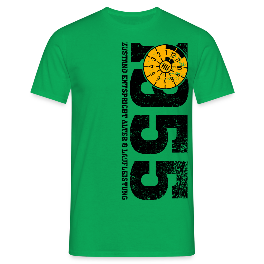 70. Geburtstag Zustand 1955 TÜV Lustiges Mechaniker Geschenk T-Shirt - Kelly Green