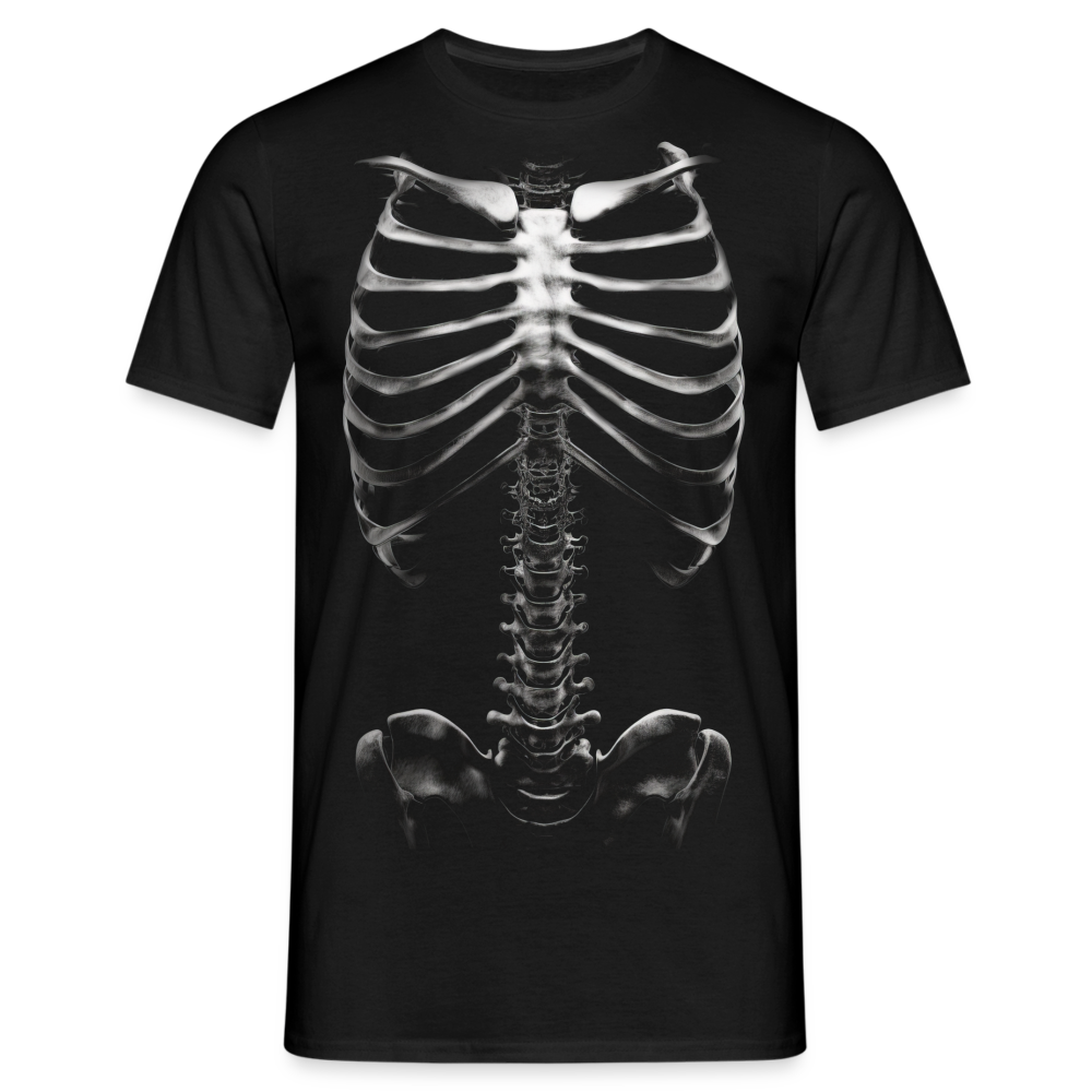 Halloween Skelett Röntgenbild - Lustiges Halloween T-Shirt - Schwarz