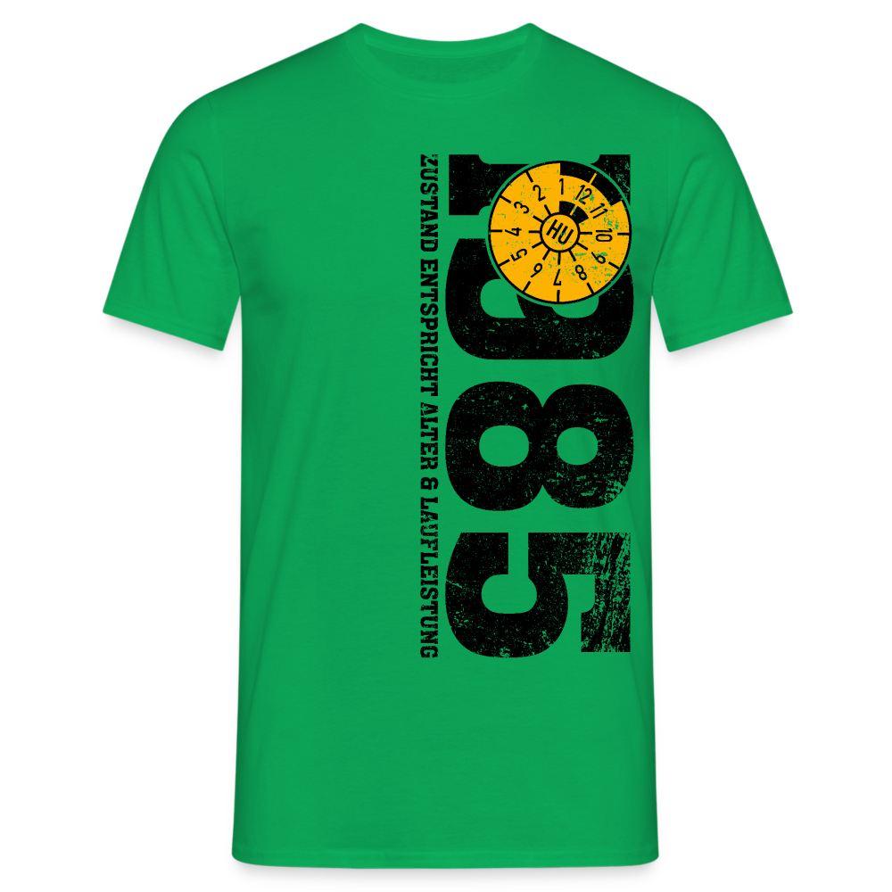 40. Geburtstag 1985 Zustand TÜV Lustiges Mechaniker Geschenk T-Shirt - Kelly Green