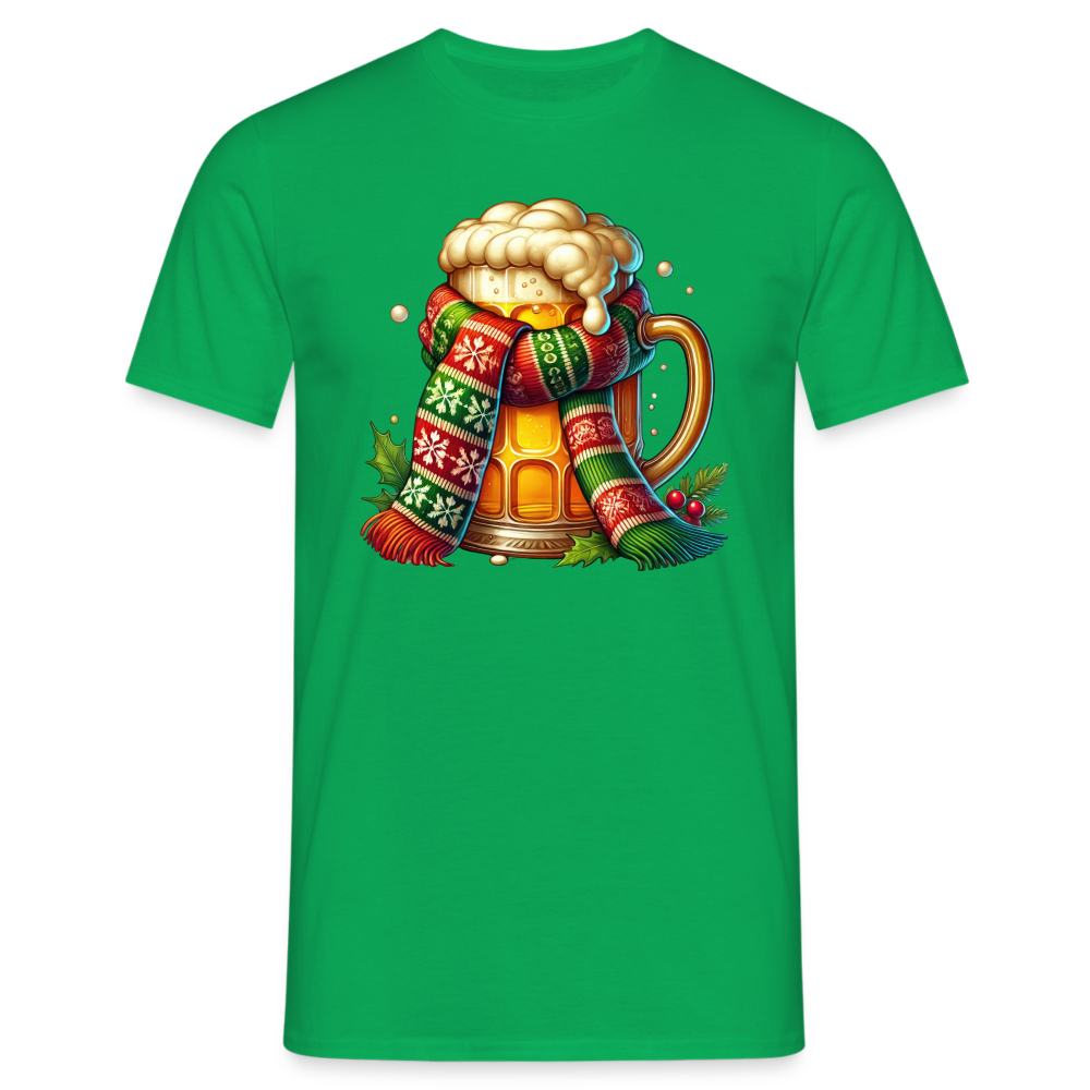 Weihnachten Kostüm Bier Lustiges Weihnachts T-Shirt - Kelly Green