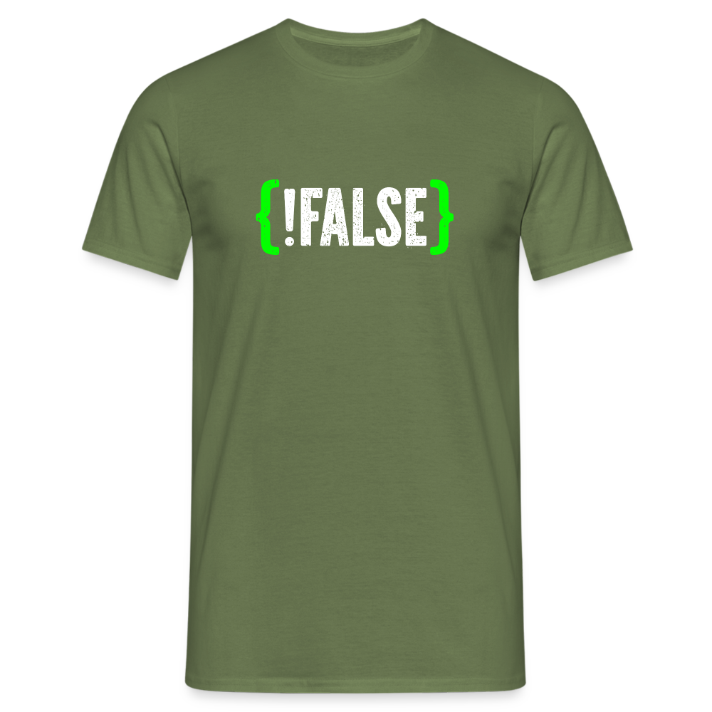 Programmierer IT'ler - false - Lustiges T-Shirt - Militärgrün