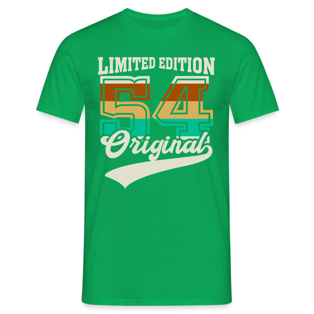 70. Geburtstag - 1954 Geboren - Retro Style - Geburtstags Geschenk T-Shirt - Kelly Green