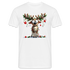 Weihnachten Lustiges Rentier als Weihnachtsbaum Lustiges Weihnachts T-Shirt - Weiß