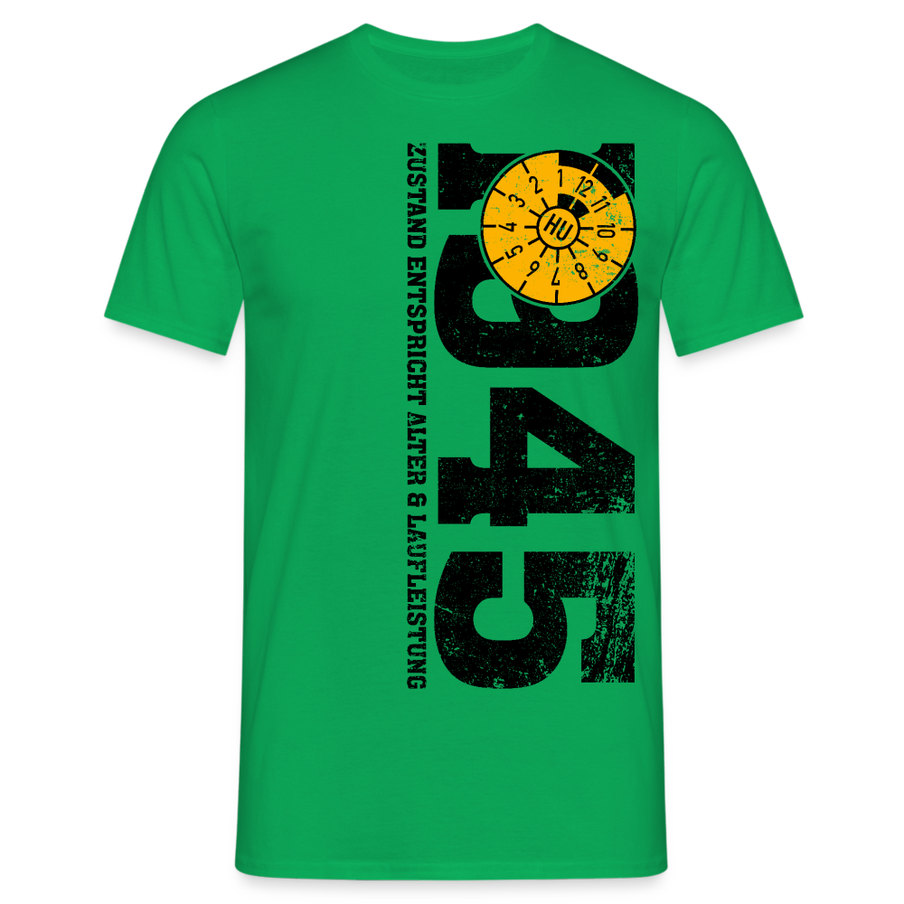 80. Geburtstag  1945 Zustand TÜV Lustiges Mechaniker Geschenk T-Shirt - Kelly Green