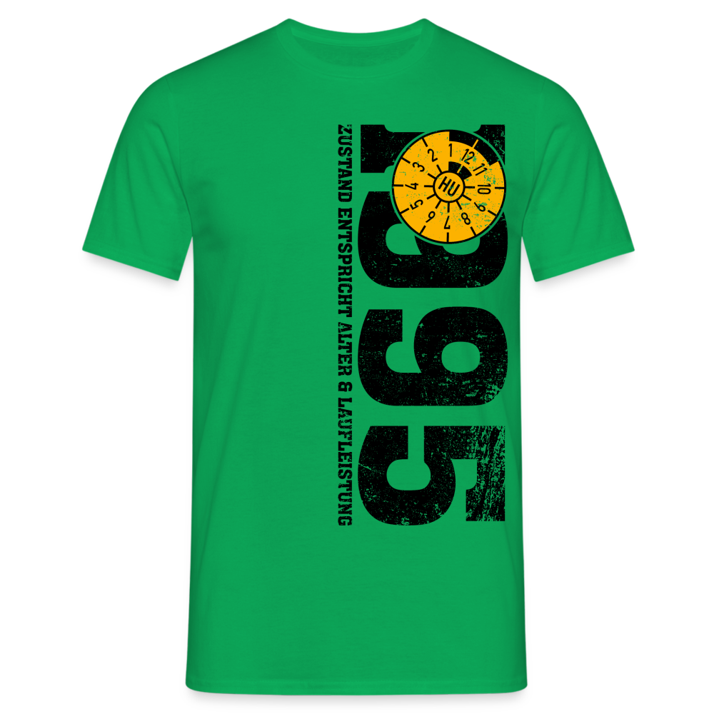 Geburtstag Jahrgang 1965 Zustand TÜV Lustiges Mechaniker Geschenk T-Shirt - Kelly Green