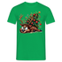 Weihnachten Lustiges Rentier Liegt unter Weihnachtsbaum Lustiges Weihnachts T-Shirt - Kelly Green